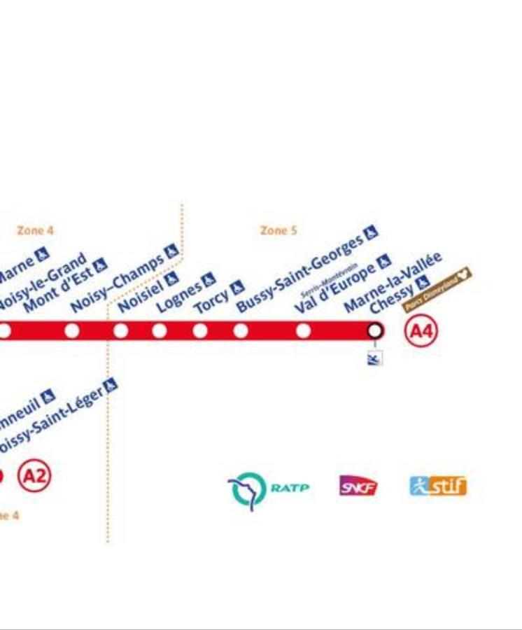 Location 3 Chambres Spacieuses Dans Appartment 2 Mn Rer Bussy Saint Georges Exteriér fotografie